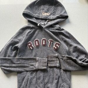 Roots Canada grey hoodie - ladies xxs